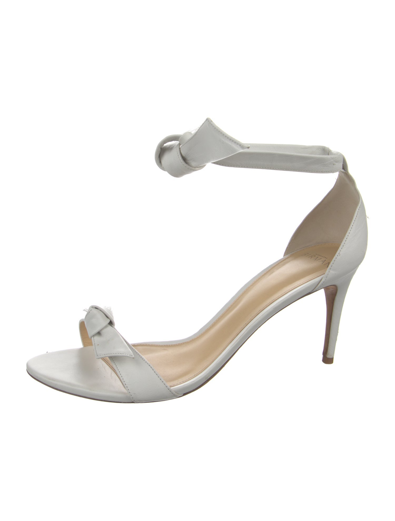 Alexandre Birman Leather Bow Accents Sandals