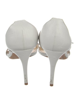 Alexandre Birman Leather Bow Accents Sandals