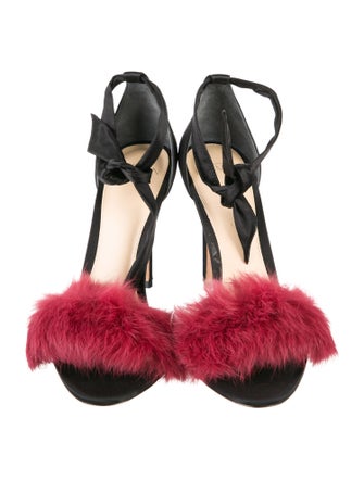 Alexandre Birman Satin Sandals