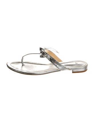 Alexandre Birman Leather Flip Flops