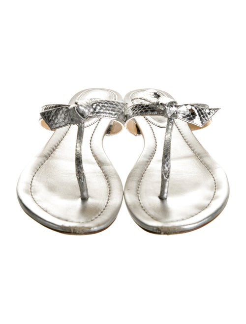Alexandre Birman Leather Flip Flops