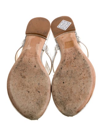 Alexandre Birman Leather Flip Flops