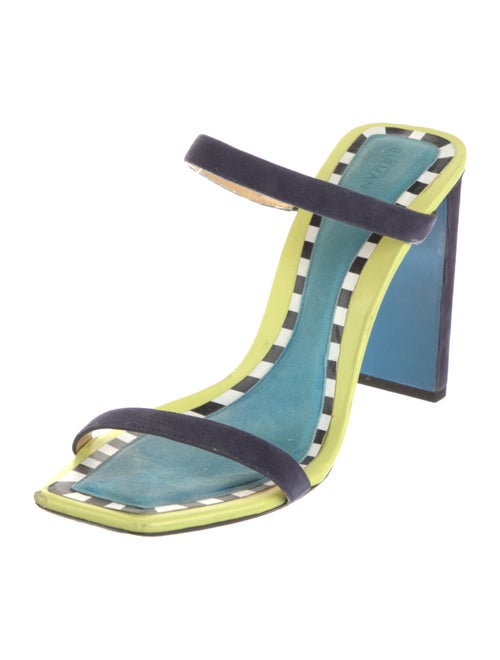 Alexandre Birman Suede Printed Slides