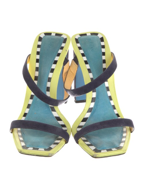 Alexandre Birman Suede Printed Slides