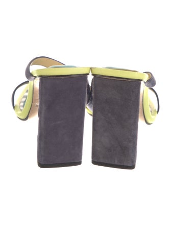 Alexandre Birman Suede Printed Slides