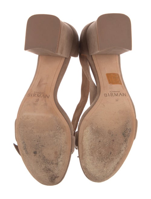 Alexandre Birman Suede Bow Accents Gladiator Sandals