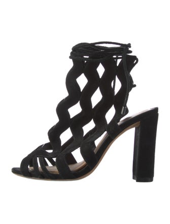 Alexandre Birman Suede Gladiator Sandals