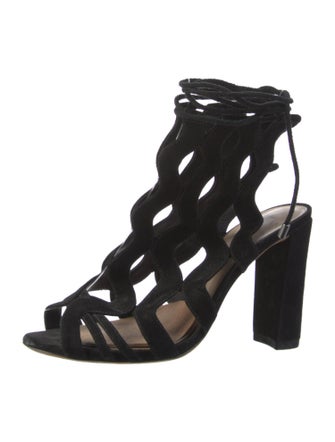 Alexandre Birman Suede Gladiator Sandals