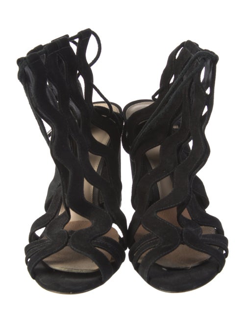 Alexandre Birman Suede Gladiator Sandals