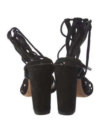 Alexandre Birman Suede Gladiator Sandals