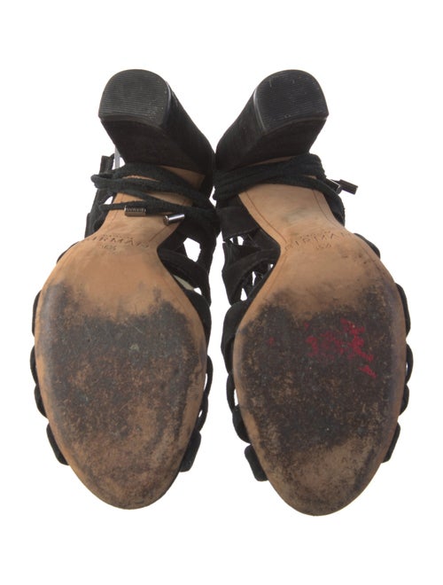 Alexandre Birman Suede Gladiator Sandals