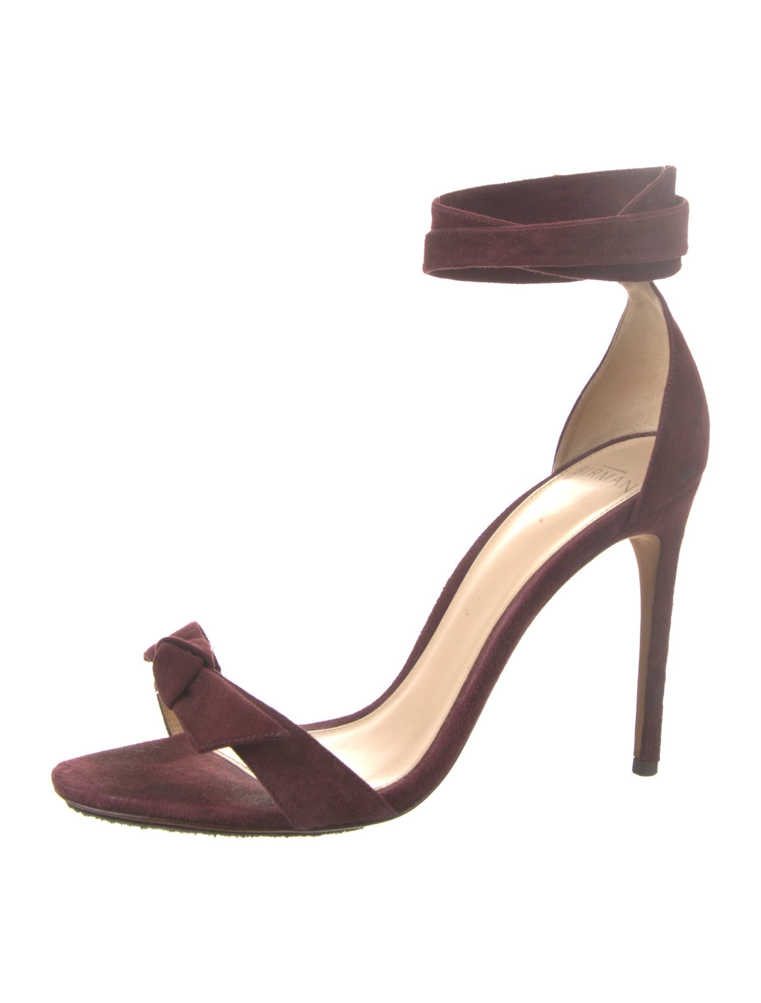 Alexandre Birman Suede Bow Accents Sandals