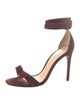 Alexandre Birman Suede Bow Accents Sandals
