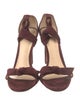 Alexandre Birman Suede Bow Accents Sandals