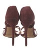 Alexandre Birman Suede Bow Accents Sandals