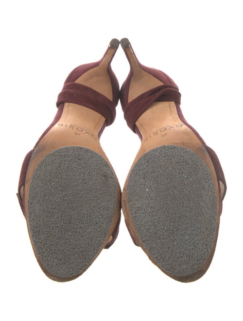 Alexandre Birman Suede Bow Accents Sandals