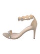Alexandre Birman Suede Crystal Embellishments Sandals