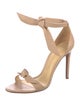 Alexandre Birman Leather Bow Accents Sandals