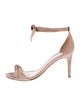 Alexandre Birman Suede Bow Accents Sandals