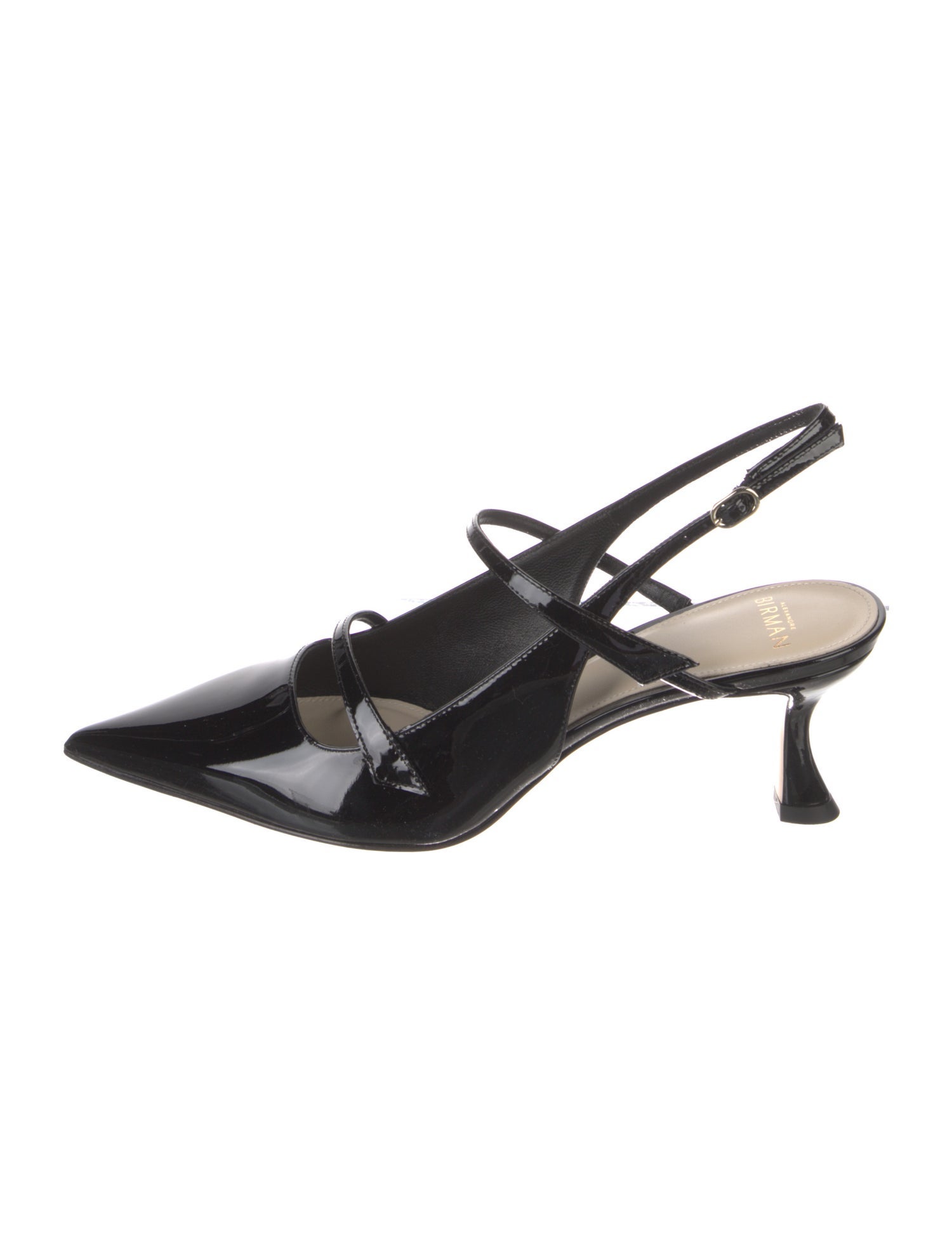 Alexandre Birman Patent Leather Slingback Pumps w/ Tags