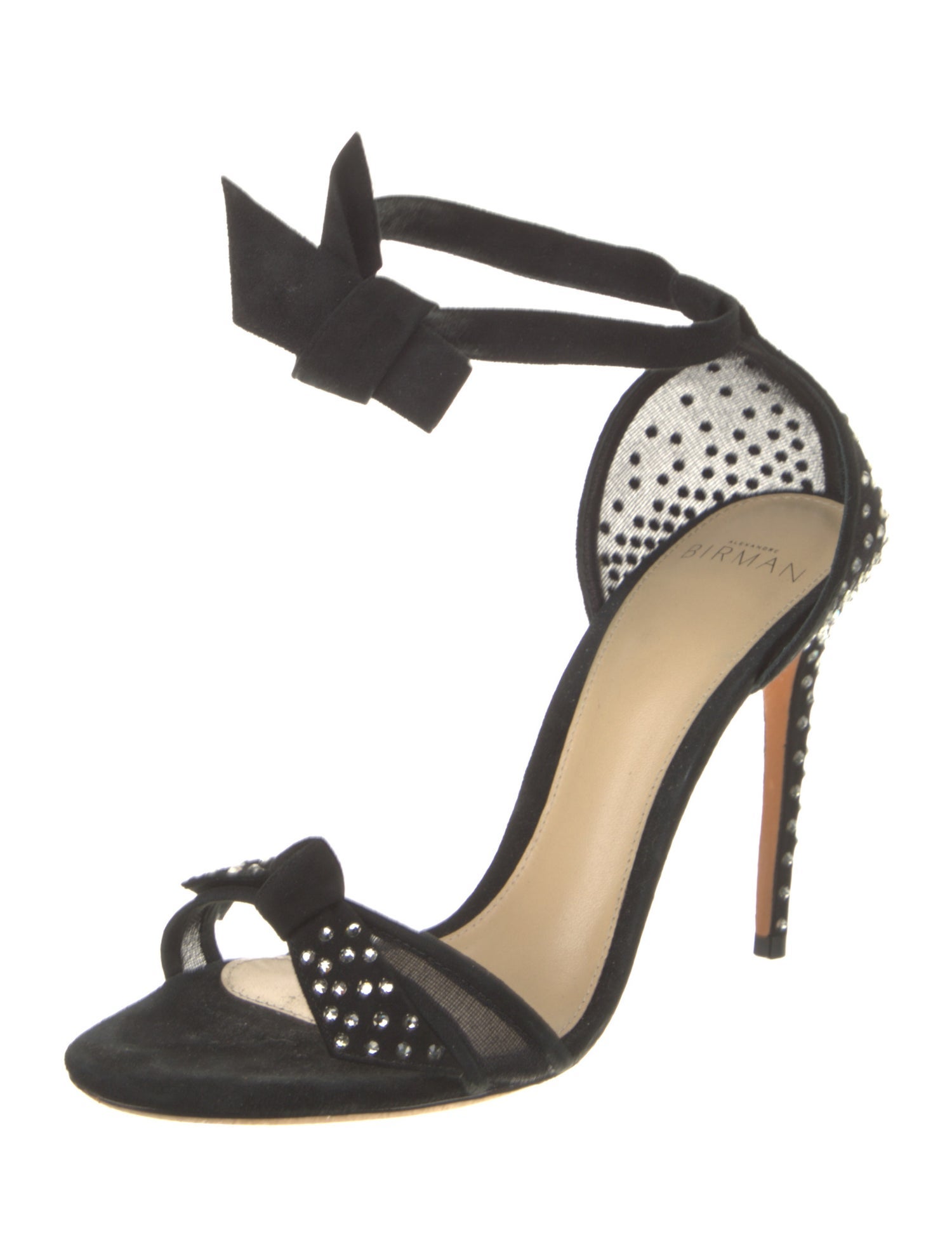 Alexandre Birman Suede Printed D'Orsay Pumps