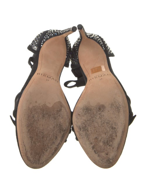 Alexandre Birman Suede Printed D'Orsay Pumps