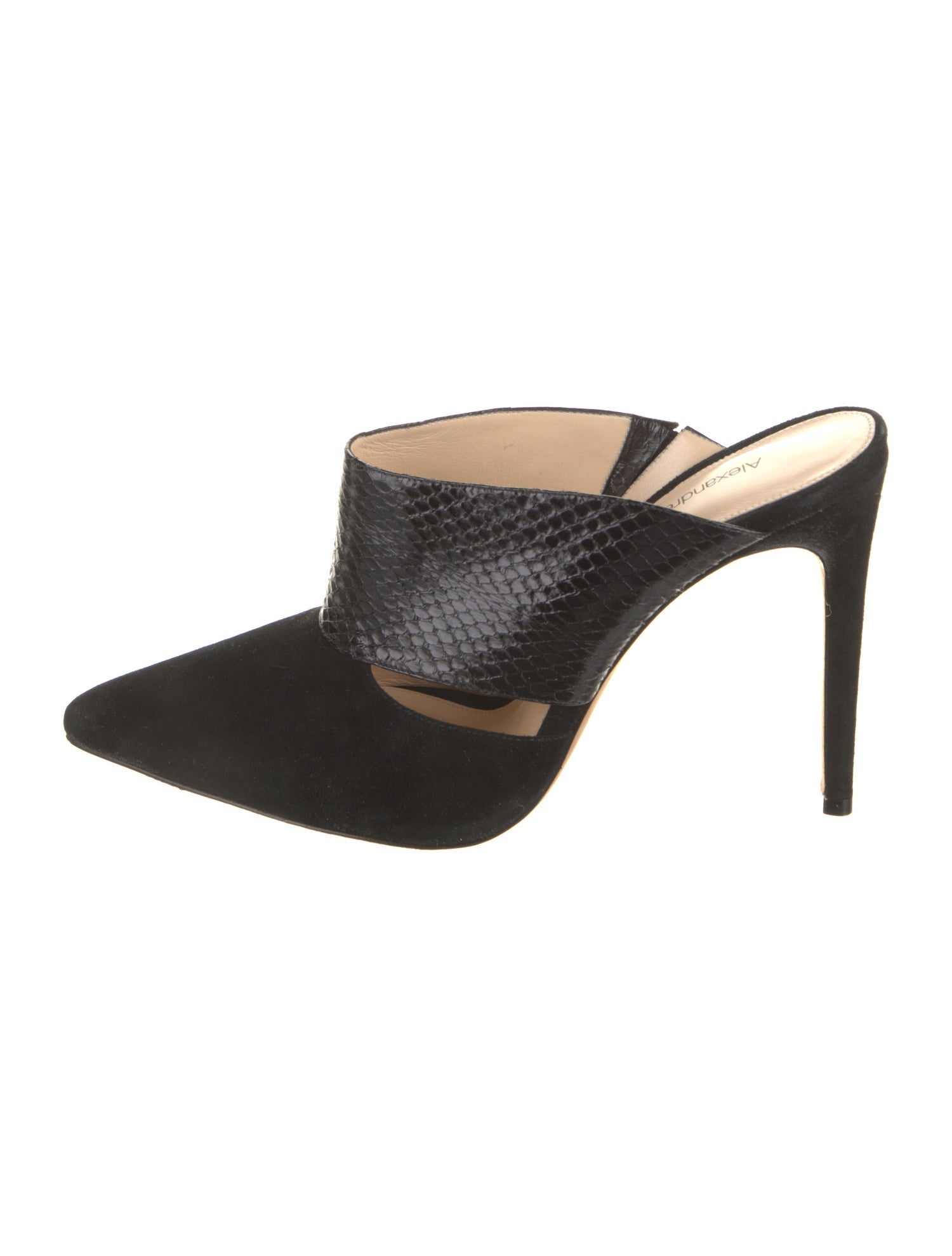 Alexandre Birman Suede Mules
