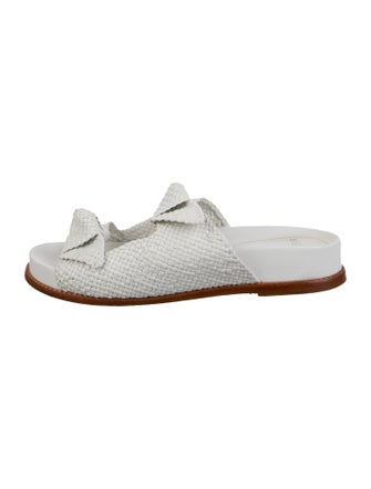 Alexandre Birman Leather Slides