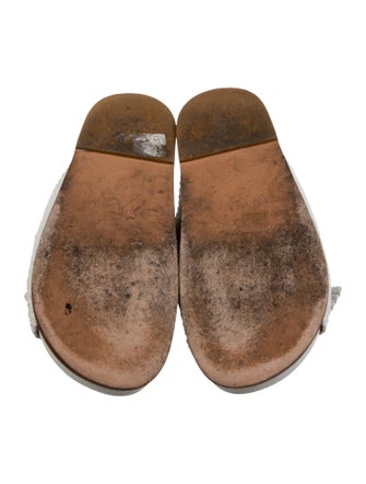 Alexandre Birman Leather Slides