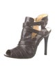 Alexandre Birman Leather T-Strap Pumps
