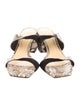 Alexandre Birman Leather Animal Print Slides