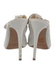 Alexandre Birman Leather Bow Accents Mules
