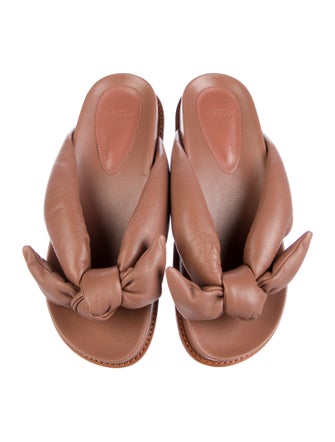 Alexandre Birman Leather Slides