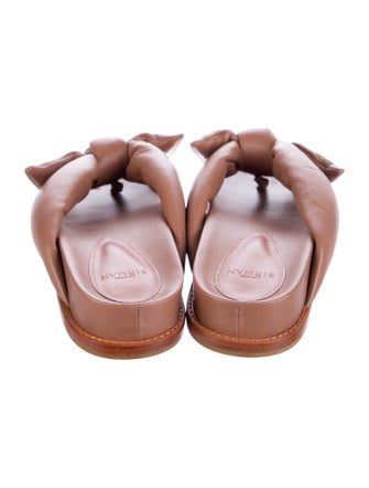 Alexandre Birman Leather Slides