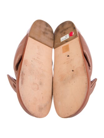 Alexandre Birman Leather Slides