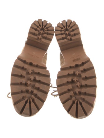 Alexandre Birman Leather Combat Boots