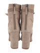 Alexandre Birman Suede Bow Accents Boots