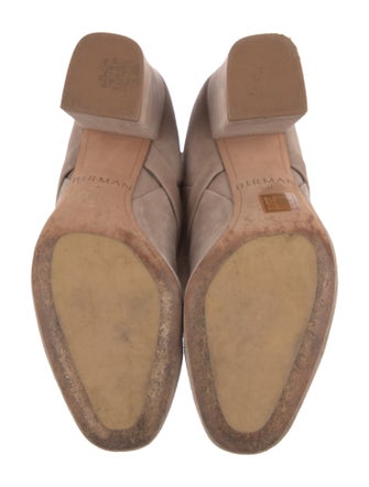 Alexandre Birman Suede Bow Accents Boots