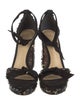 Alexandre Birman Suede Sequin Embellishments Pumps