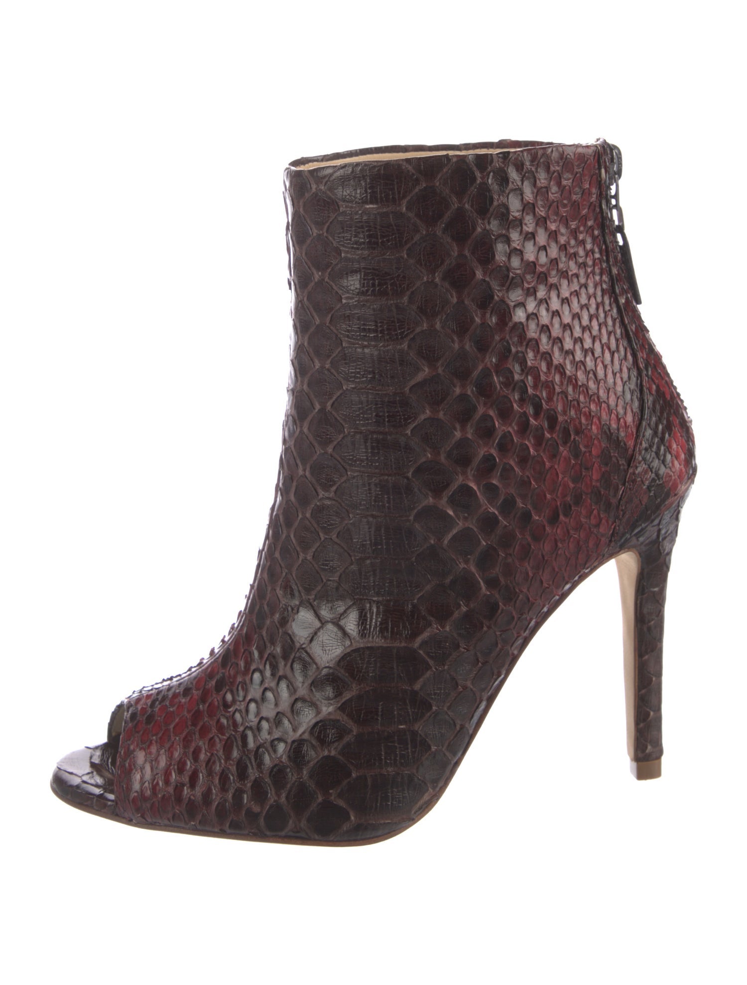 Alexandre Birman Snakeskin Animal Print Boots