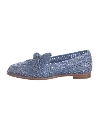 Alexandre Birman Straw Loafers