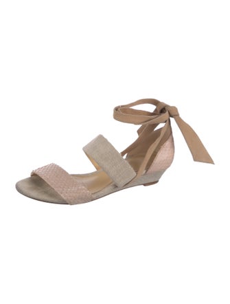 Alexandre Birman Canvas Gladiator Sandals