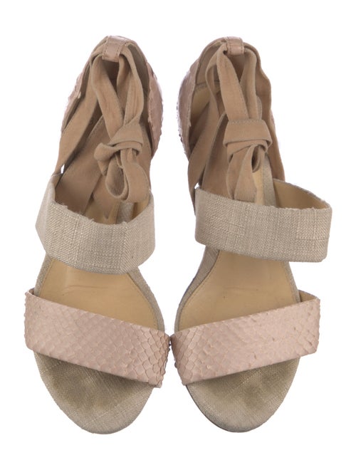 Alexandre Birman Canvas Gladiator Sandals