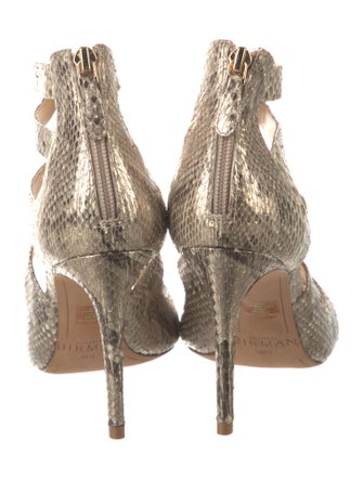 Alexandre Birman Snakeskin Animal Print Pumps