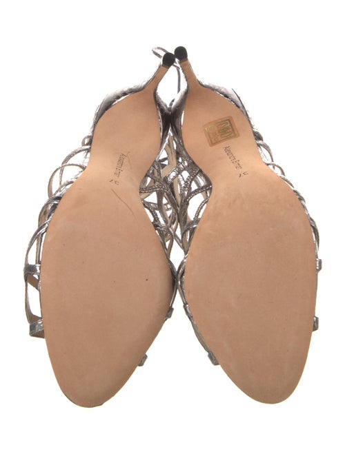 Alexandre Birman Python Animal Print Sandals