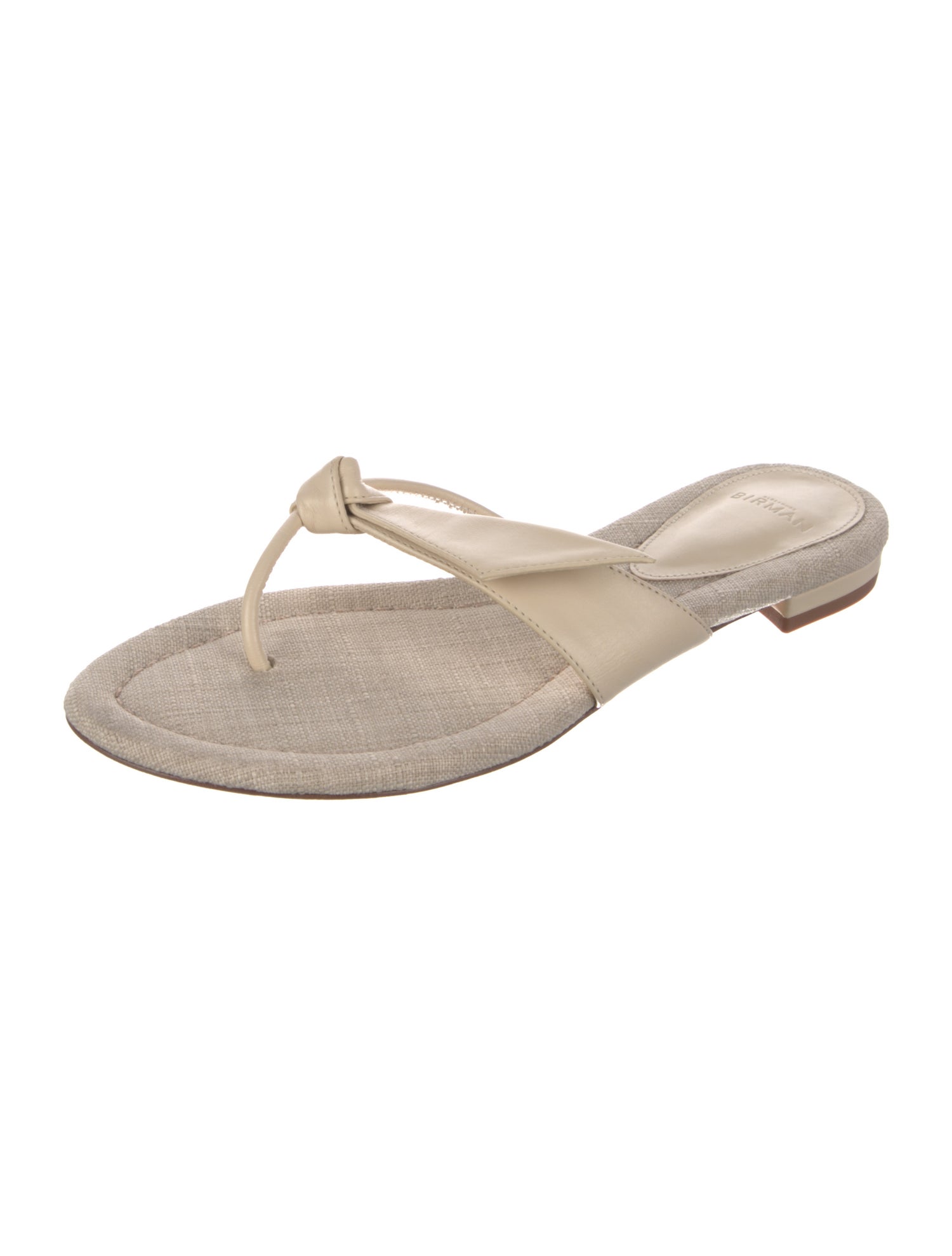 Alexandre Birman Leather Flip Flops