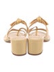 Alexandre Birman Leather Bow Accents Slides