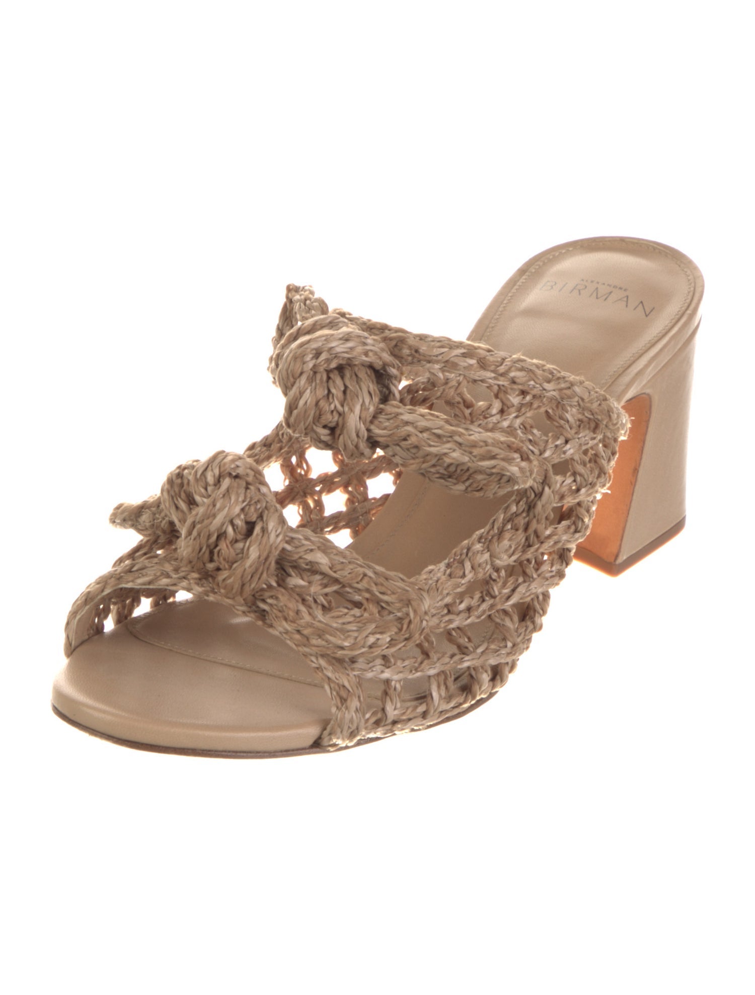 Alexandre Birman Bow Accents Slides