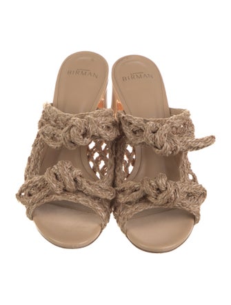 Alexandre Birman Bow Accents Slides