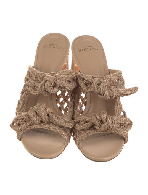 Alexandre Birman Bow Accents Slides